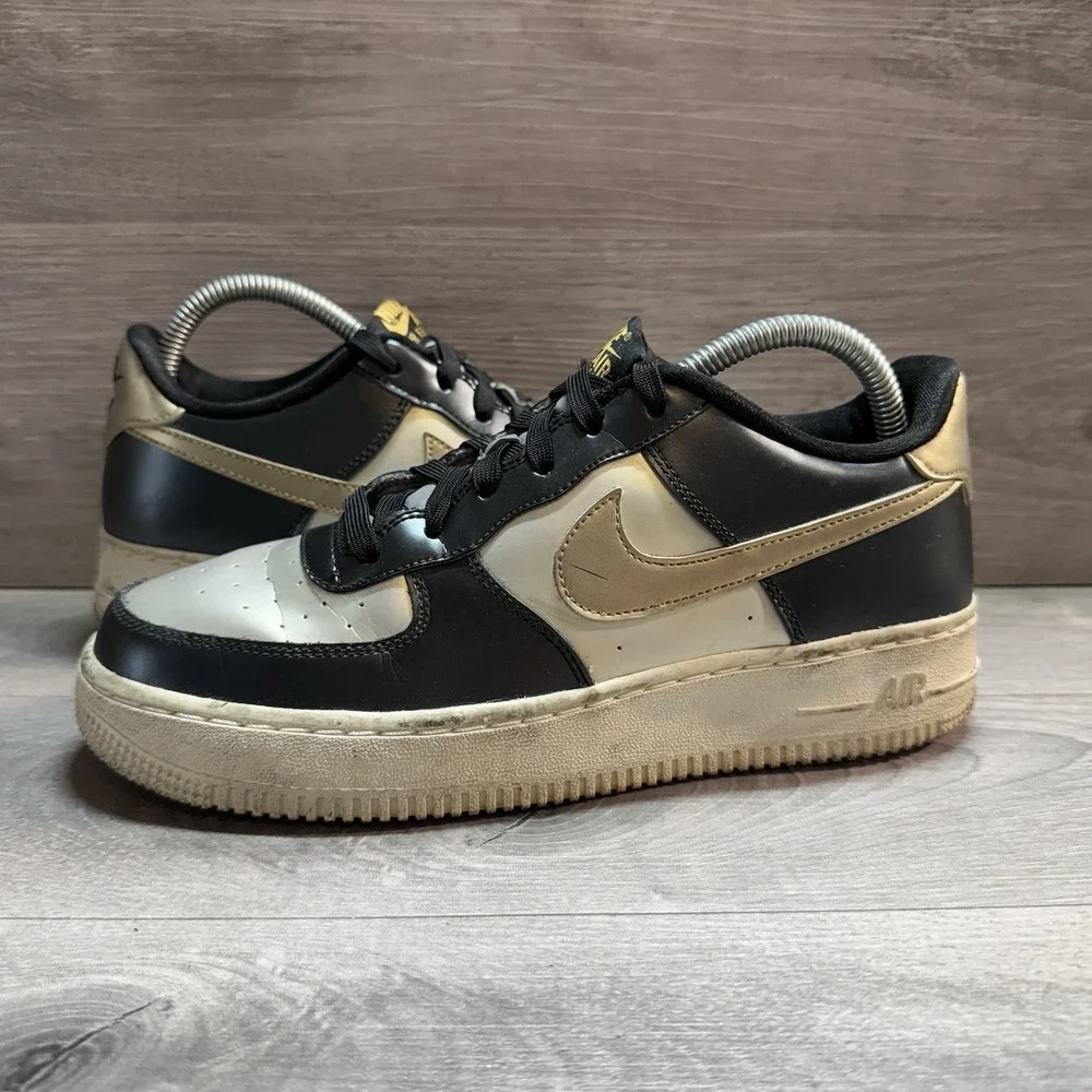 Nike Air Force 1 LV8 Low Metallic Cool Grey (GS) - 849345-003 - Size 7Y